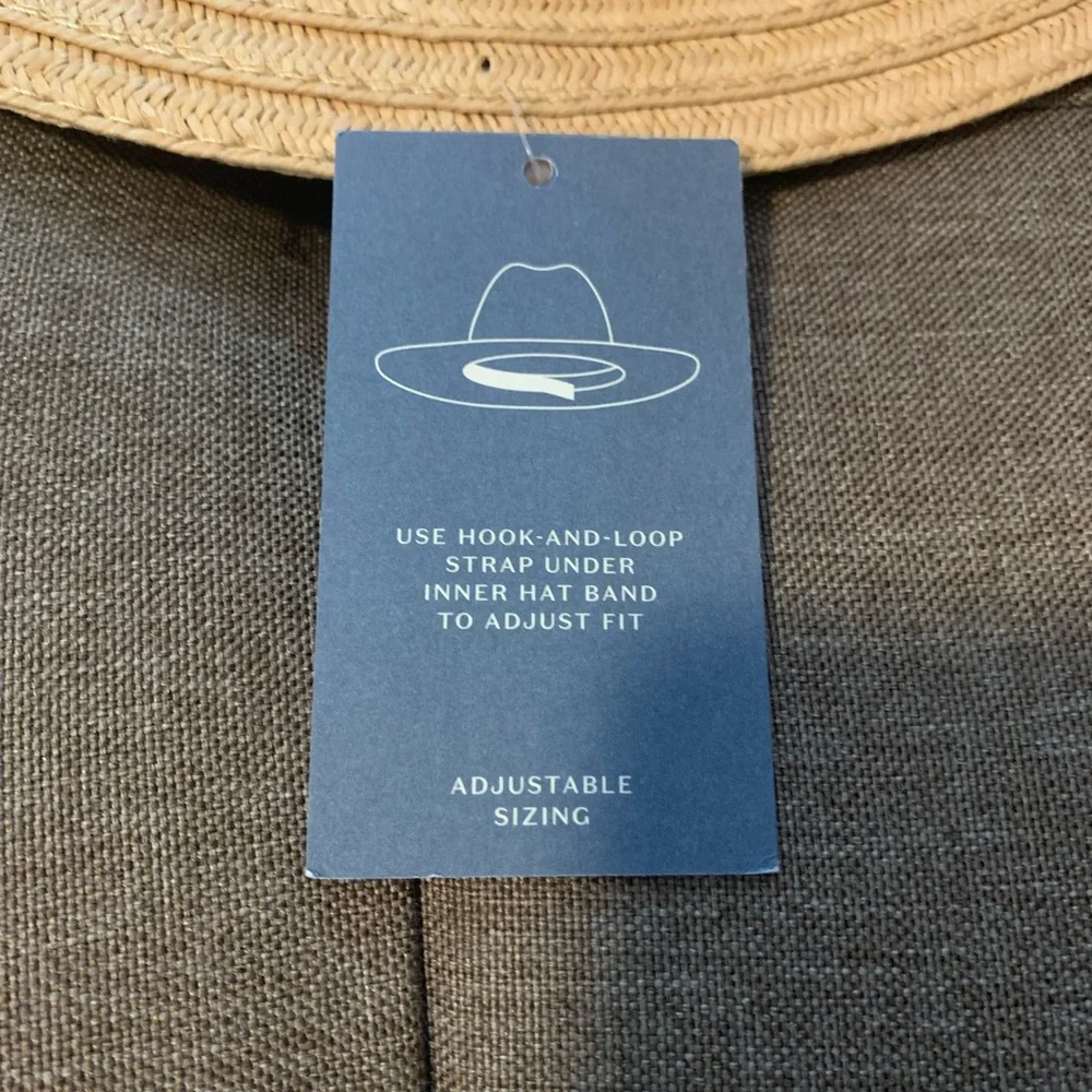 Stylish Tan Sun Hat with Band - Picture 5 of 7